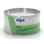 MIPA P51 PE-Glasfaserspachtel grün 1,8 kg inkl. Härter, wasserfester Spachtel