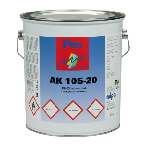 MIPA KH-Zinkphosphat-Dickschichtprimer AK105-20, 5/25kg RAL-Farbe PG1-3