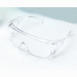 Leichte Schutzbrille aus durchsichtigem Kunststoff,...