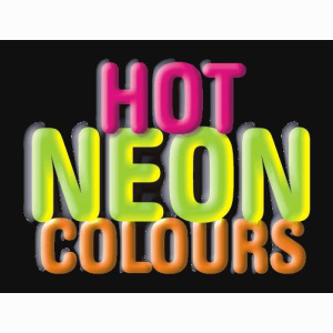 Neon-Lackstift Tagesleuchtfarben Basislack leuchtorange, 10ml