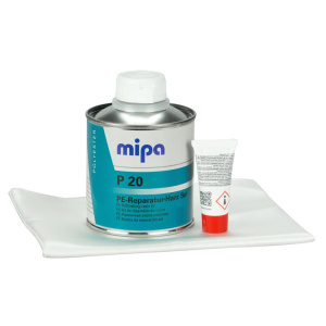 MIPA P20 PE-Reparatur-Set 250g ink. Härter & Glasvlies