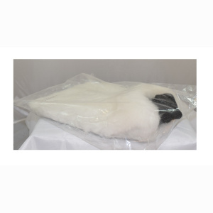SCHOLL GLOVE Lammfell-Handschuh, weiss