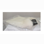 SCHOLL GLOVE Lammfell-Handschuh, weiss