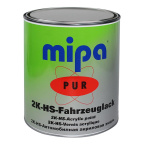 MIPA 2K PUR-HS Fahrzeuglack Ready-Mix in RAL9006 - weissaluminium, 3Ltr.