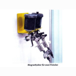MP GunHolder Magnetic f. 2x Fließbecher, magnet. Pistolenhalter, gelb