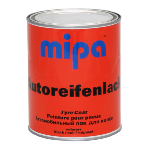 MIPA Autoreifenlack Reifenfarbe schwarz, 1Ltr.