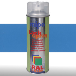 MIPA Acryllack RAL Color Farbspray 400ml RAL5015 - himmelblau