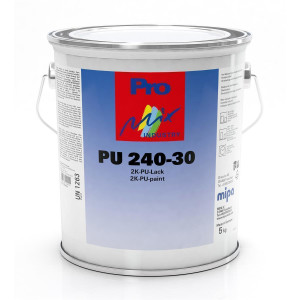 MIPA 2K PU-Acryllack PU240-30 seidenmatt, RAL7030 - steingrau, 5kg
