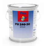 MIPA 2K PU-Acryllack PU240-30 seidenmatt, RAL9017 - verkehrsschwarz, 20kg