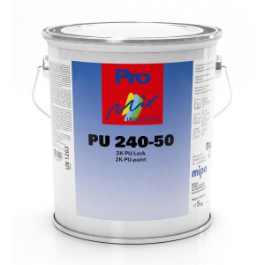 MIPA 2K PU-Acryllack PU240-50 halbglänzend, RAL9005 - tiefschwarz, 5kg