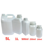 1000ml plastic bottle to solvents square meters. Scale,...