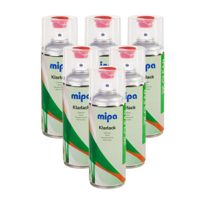 MIPA 2K clear coat spray shiny incl. Hardener 6x400ml