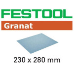FESTOOL Schleifpapier Granat 230 x 280mm P80, 50Stk. -...