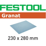 FESTOOL Schleifpapier Granat 230 x 280mm P40, 10Stk.-...