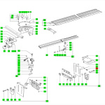FESTOOL Flachkopfschraube DIN 923-M5x4-4.8