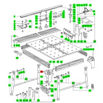 Festool Vierkantmutter M8 für MFT 3/Conturo