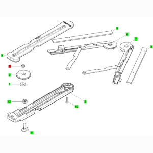 FESTOOL Sechskantmutter M6 für Winkelschmiege