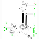 FESTOOL Linsenschraube 5,0x70 für SYS-Roll