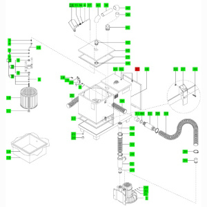 FESTOOL Abdeckung für TURBO 3091 Motorraum