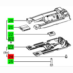 FESTOOL Zylinderschraube M4x7 für PS / PSB 200,300