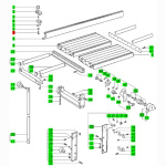 FESTOOL Zylinderschraube M6x45 für Schiebetisch