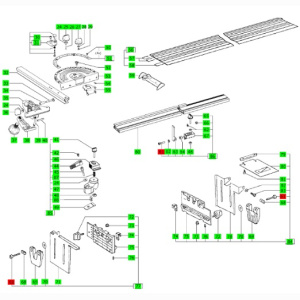 Festool Zylinderschraube M6x25 für MFT/ 3