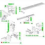 Festool Zylinderschraube M6x25 für MFT/ 3