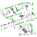 FESTOOL Linsenschraube M8x8  für TS 55 R/75
