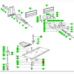 FESTOOL Zylinderschraube M6x25  für CMS-OF 1400/OF 2000