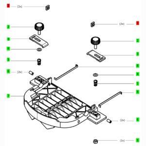 FESTOOL Vierkantmutter M5 für RA-DF 500
