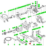 Festool Schwenksegment für AP 55 E vorn