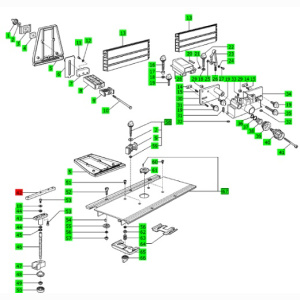 Festool Klemmleiste Basis 5 A für CMS-OF 1010