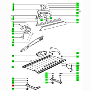 Festool Klemmplatte AP 55/65E /AT65E für Modulträger