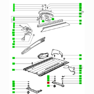 Festool Klemmplatte AP 55/65E /AT65E für Modulträger hinten