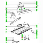 Festool Klemmplatte AP 55/65E /AT65E für Modulträger hinten