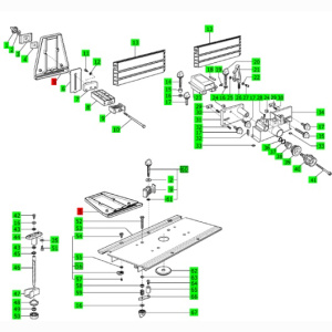 Festool Druckstück für CMS-OF 1400/OF 2000