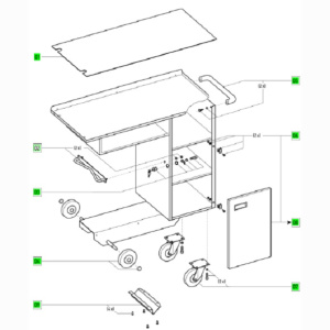 Festool Lochwandhaken für TC 3000, 10 Stk.