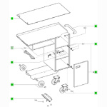 Festool Lochwandhaken für TC 3000, 10 Stk.