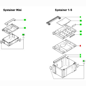 Festool Deckel für Systainer 1-5 / Mini