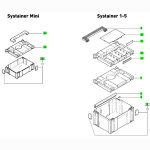 Festool Einlage ATF/AP 55,  SYS 1-5 / Mini