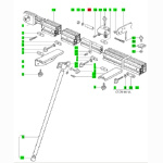 Festool Achse für CS 70 KA Anschlag