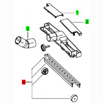 Festool Bürststreifen f. Bodendüse CT
