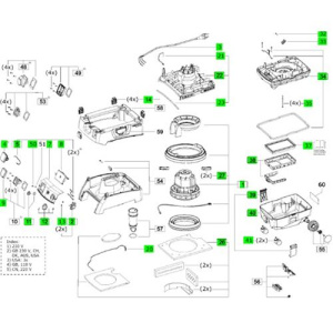 Festool Dichtung für CT MINI vorne Turbine