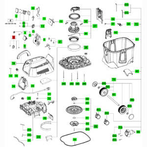 Festool Drehknopf für CT 17 E, MINI, MIDI