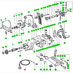 Festool Kabel für ATF 55 grün