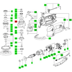 Festool Getriebedeckel für RO 125 EQ