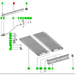 Festool Querprofil für CS 50, VB hinten