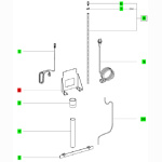 Festool Befestigungsplatte für  EAA EW/DW TURBO/A links