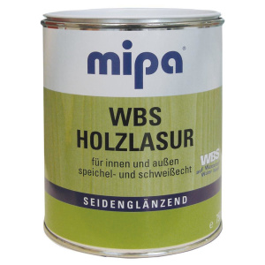 MIPA WBS Holzlasur seidenglanz, eiche hell 750ml