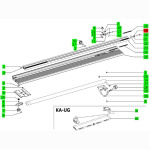 Festool Distanzbuchse für KA-UG 1800 rechts